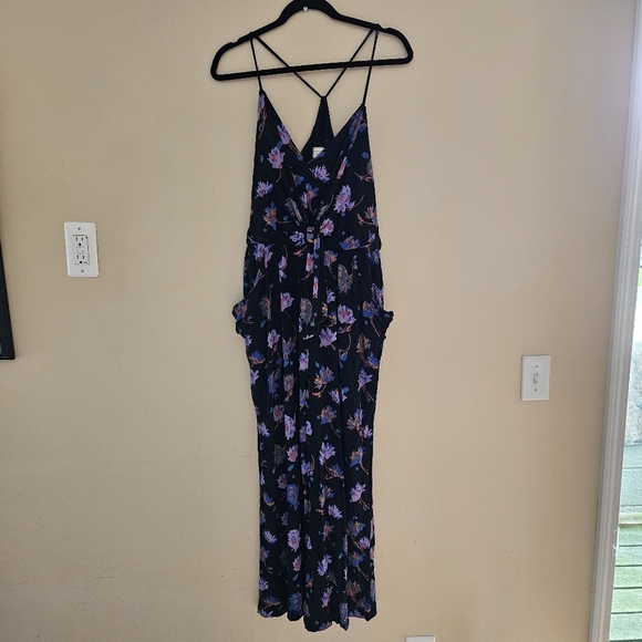 Anthropologie Moulinette Soeurs Floral Willa Tie Waist Romoer Jumpsuit Small - Picture 1 of 8